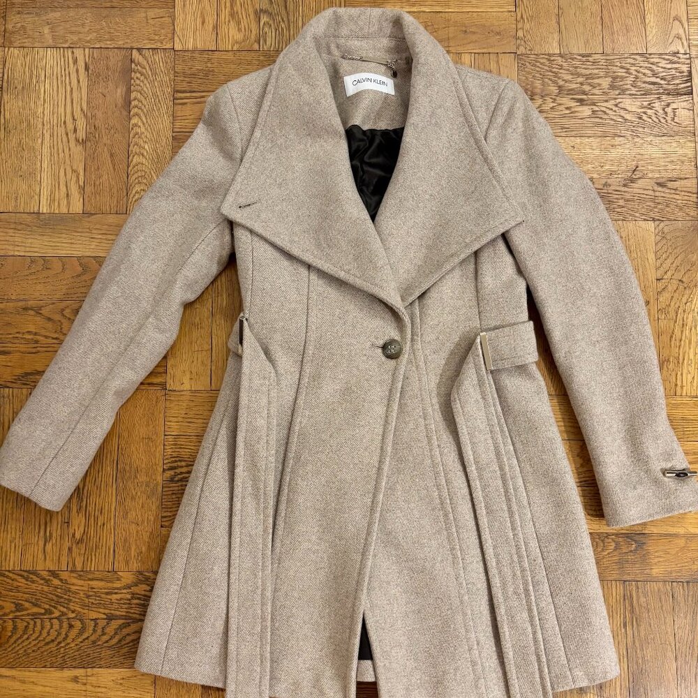 Calvin Klein Wool Blend Coat